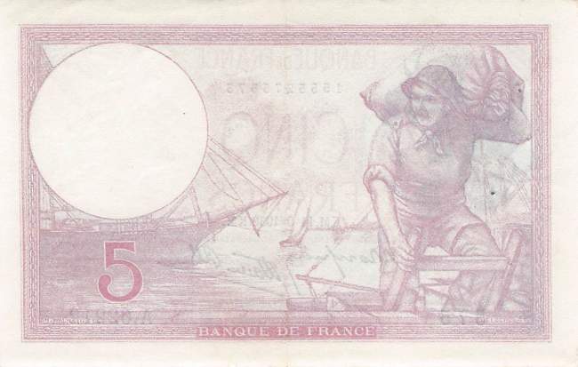 5 Francs 1939